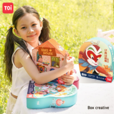 TOi จิ๊กซอว์สำหรับเด็ก Art Box Puzzle Series เหมาะสำหรับเด็กอายุ 4 ขวบขึ้นไป