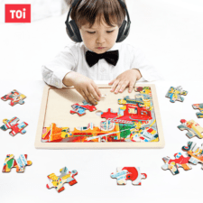 TOi จิ๊กซอว์ไม้ 48 ชิ้น Wooden Puzzle 48 Pcs เหมาะสำหรับเด็กอายุ 3 ขวบขึ้นไป