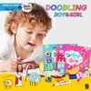 Joan Miro - สมุดกิจกรรมศิลปะสำหรับเด็ก Doodling For Boy , Girl ของเล่นเด็ก 2-3 ขวบขึ้นไป